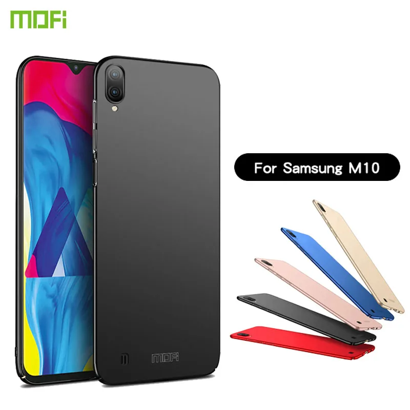 

MOFi For Samsung Galaxy M10 Back Cover Full Protection PC Hard Fundas Phone Cases Shell For Samsung Galaxy M10