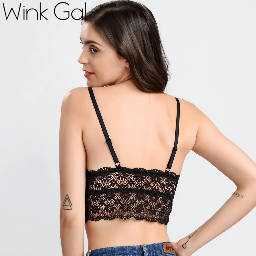 2018 Wink Gal новый модный Удобный женский бюстгальтер с кружевом рисунком цветов