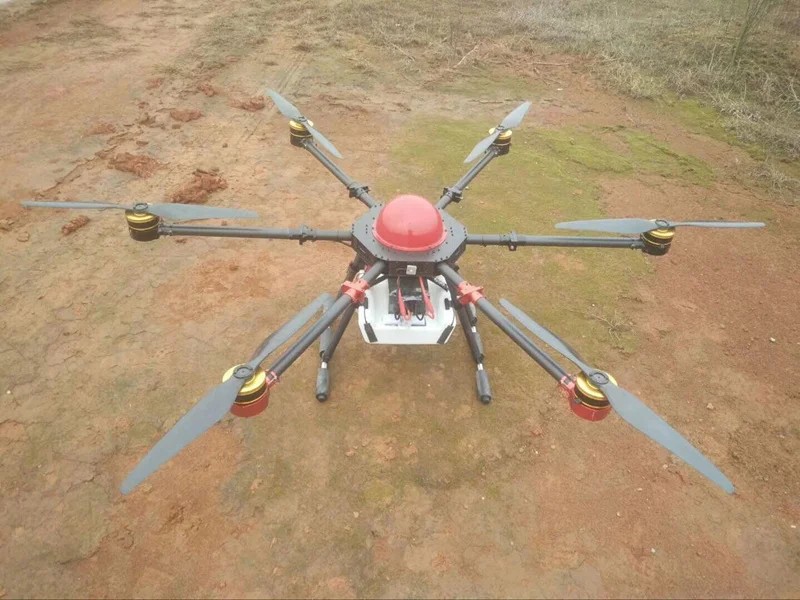 6-axis 10KG 10L Agricultural drone China Agricultural protection UAV For Sprinkle pesticides agriculture drone spray system