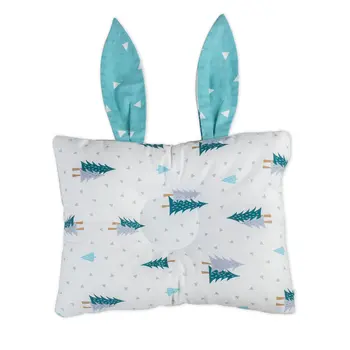 

Cute Rabbit Ears Modeling Pillow Cotton Newborn Baby Anti-rollover Head Positioner Sleep Shaping Pillow Baby Head Protection