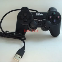 USB 2,0 Черный проводной джойстик геймпад джойстик игровой контроллер для ПК ноутбук компьютер для XP/для Vista