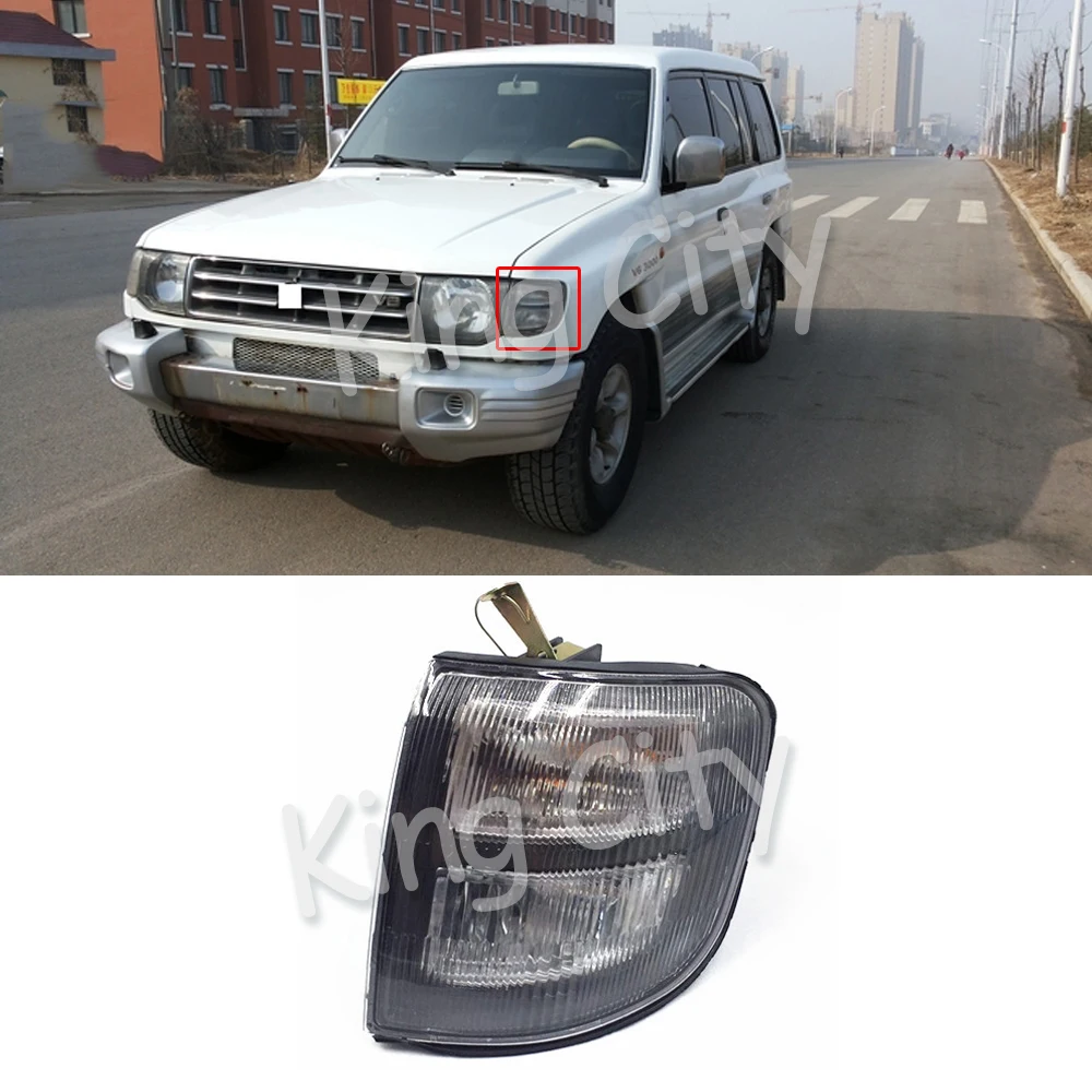 Capqx для Mitsubishi Pajero V33 1998 передняя фара маркер светлая сторона фара крыла угловой фонарь-сигнал поворота индикатор лампы