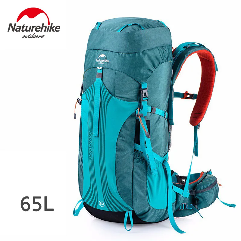 Naturehike 55L 65L camping sports backpack men women outdoor Travel backpack waterproof hunting fishing hiking bag
