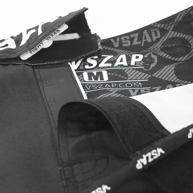 VSZAP Pantalon ММА бои боксерские шорты Одежда для движения хлопок свободный размер тренировочные шорты для кикбоксинга Муай Тай мужские ММА шорты