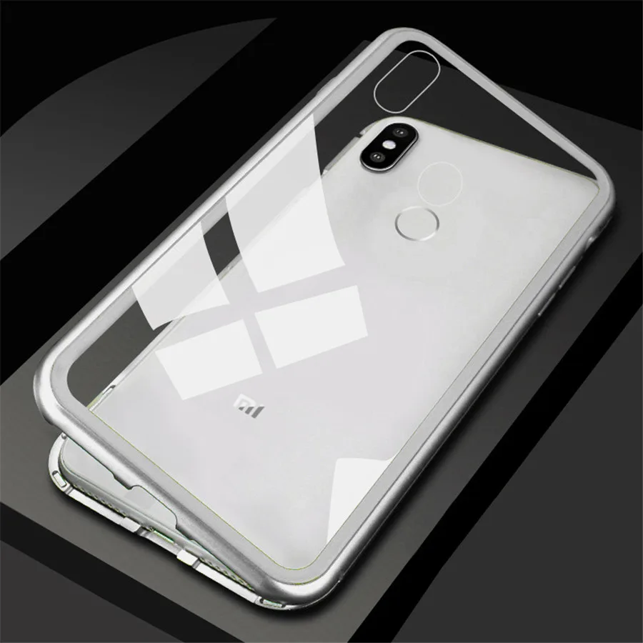 

Magnetic Phone Case for Redmi Note 6 pro 5 5 pro Cases Phone Protective Coque for Xiaomi 8 lite a2 Glass Case for iPhone X 7 8