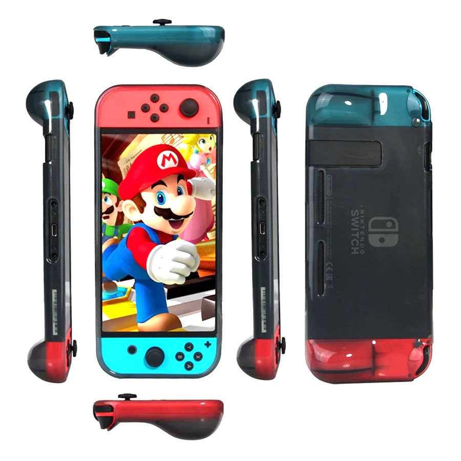 Защитный чехол Nintendo Switch защитный из ТПУ с рукояткой амортизирующий и устойчивый