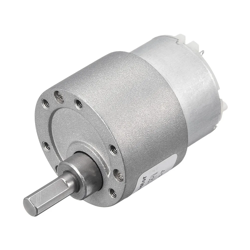 

UXCELL High Quality DC12V 101RPM 63RPM 33RPM DC6V 95RPM Gear Box Electric Motor Speed Reduction Electric Gearbox M3 Hole