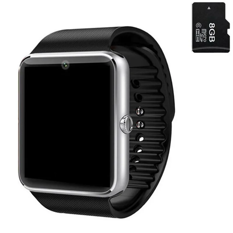 Metal GT08 Bluetooth Smart Watch Support Sim Card Memory Card Camera For iPhone For Android ...