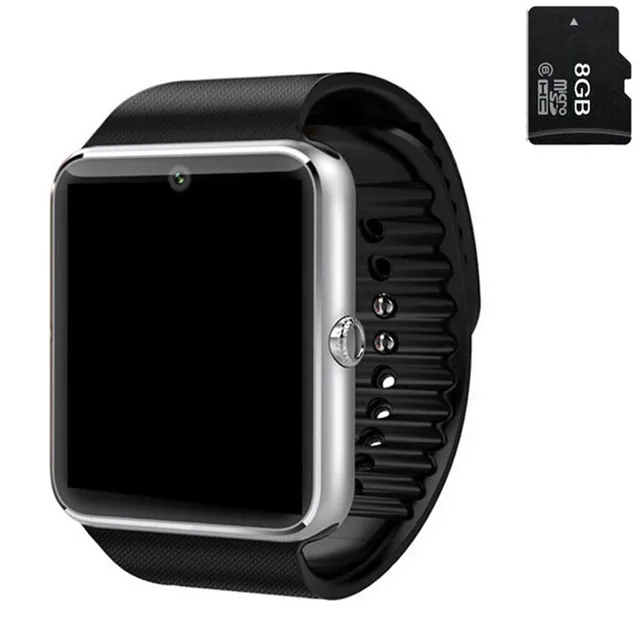 Metal GT08 Bluetooth Smart Watch Support Sim Card Memory