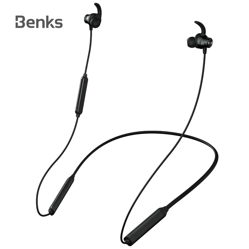 

Benks EW04 active noise cancelling headphone wireless Bluetooth earphone IPX4 waterproof sports headset with microphone