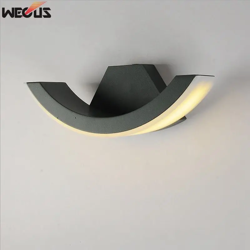 Outdoor waterproof LED wall lamp, die-cast aluminum wall lamp