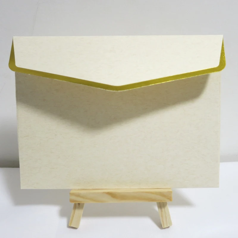 8 шт-16x12 см винтажные цветные конверты приглашения Подарочный конверт с золотым тиснением