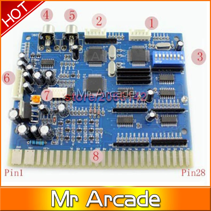5 pcs xbox timer controller board with cga output RGBstimer board