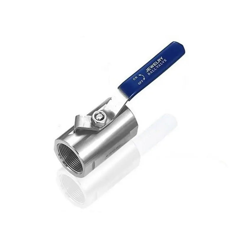 

1" Female Thread 2 Way 201 Stainless Steel DN25 Ball Valve Straight Full Port for Water Gas Oil Control
