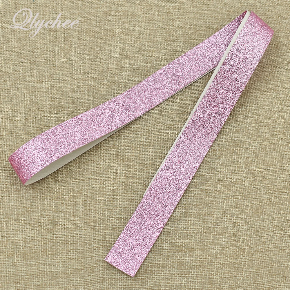 

1 Yard Chic Chunky Glitter Ribbon Bling Bling Fabric For Handmade Craft Garment Hair Accessories Sewing Cloth