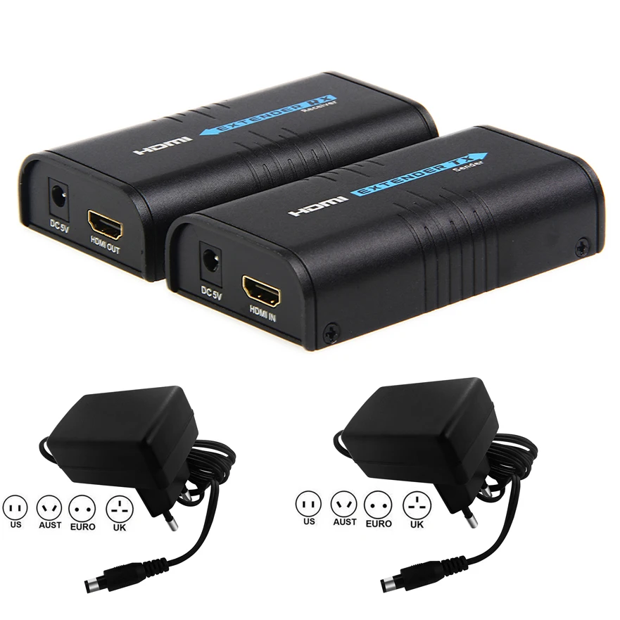 

LKV373A V3.0 HDMI extender splitter over cat5e/6 cable up to 120M TCP/IP 3D&1080P for PS4 Blue DVD player,HDTV