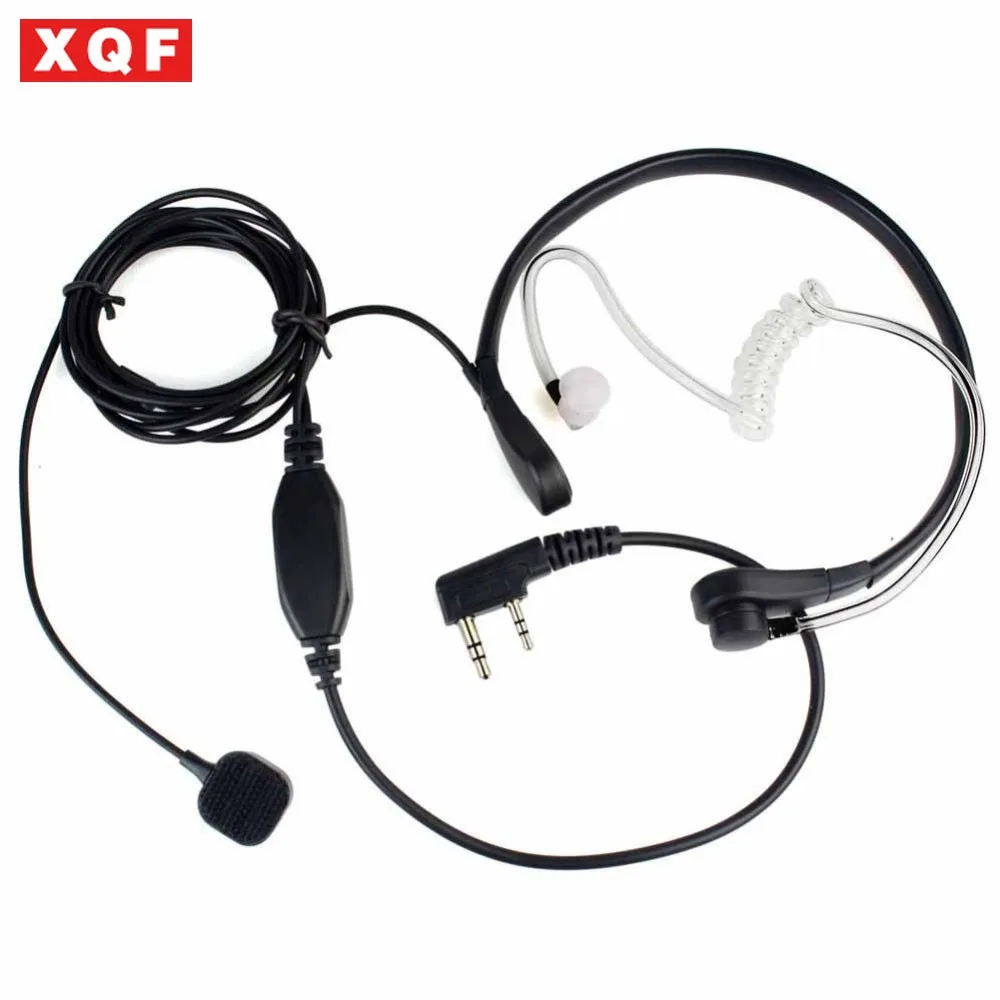 

Air Tube Headset Earpiece Throat Microphone Mic PTT for Portable Radio Walkie-Talkie Baofeng UV-5R UV B5 GT-3TP UV-8HX UV-5RA