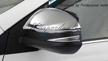 

Free Shipping ABS plastic Side Door Mirror Cove Trim For Toyota Rav4 2013-2014+