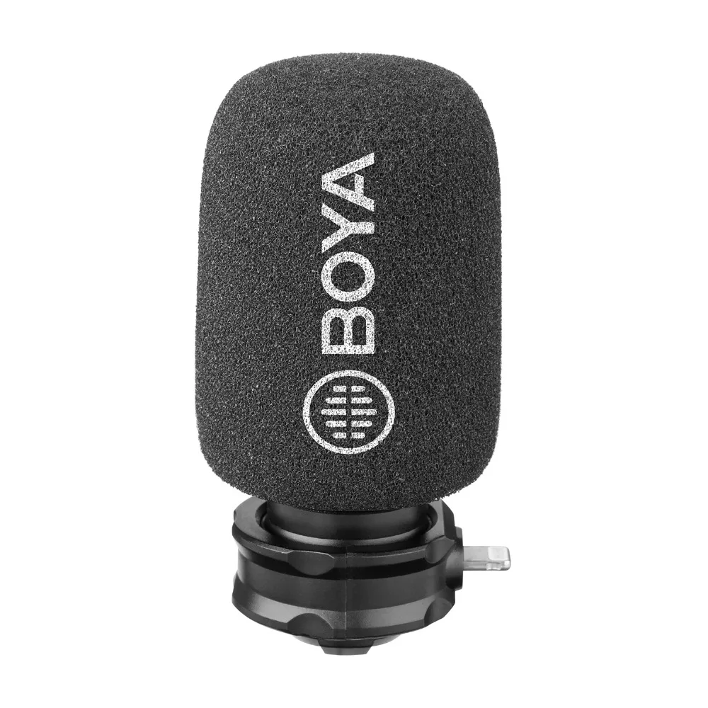 BOYA-BY-DM200-Digital-Stereo-Condenser-Shotgun-Microphone-with-Lightning-Input-for-Apple-iPhone-8-x (1)
