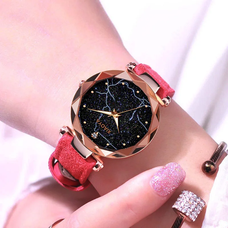 Relogio feminino 2019 женские Роскошные наручные часы наивысшего качества звездное небо