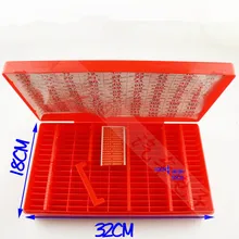 Большая 144 маленькая коробка Универсальная автомобильная складная коробка для хранения ключей сортировочная коробка для складного полотно дистанционного ключа