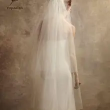 Двухслойная Свадебная длинная вуаль, свадебная вуаль с гребнем, белая Фата для невесты, Ширина 1,5 м, сетчатая вуаль для невесты, WAS10041