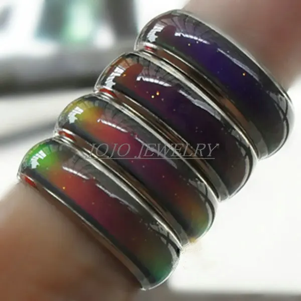 

6mm width Mood Ring wedding rings with the temperature change color ring magic rings for women/men