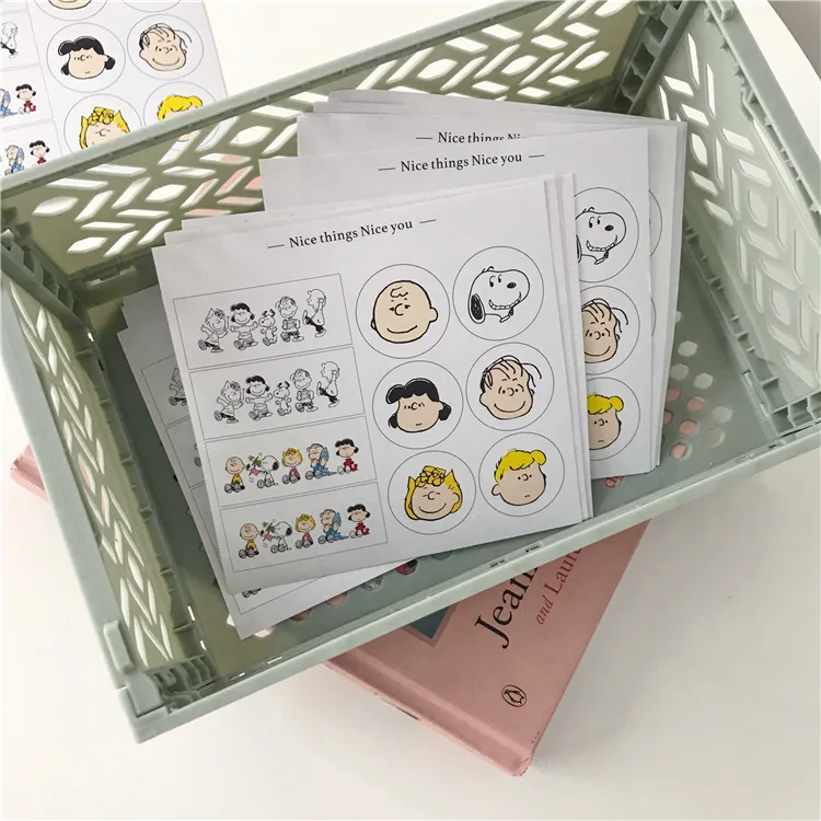 

SIXONE 1 Pc Cartoon Peanut Rogue Dog Sticker Stationery Decorative Sticker Hand Account Notebook Computer Creative Sticker