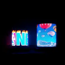 Вращающийся дисплей, бар огни диаметр 150 Высота 200, 120 led Полноцветный POV, анимация POV DIY Программирование поворотный логотип реклама