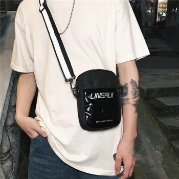 

Unisex Waist Bags Fashion Neutral Oxford Versatile Mobile Phone Shoulder Messenger sacoche homme bolsa masculina sac femme 2019