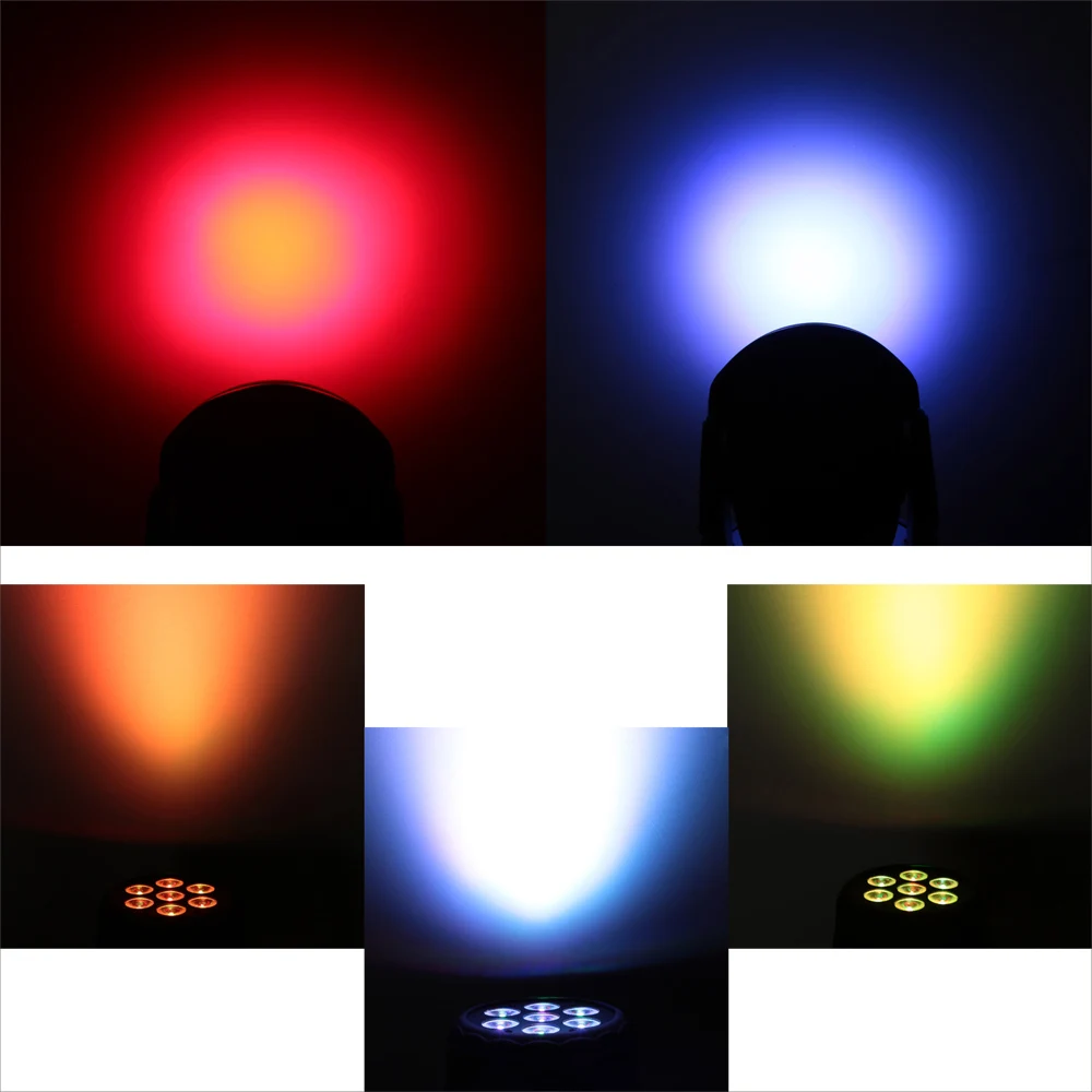Освещение сцены Эффект мини движущихся головного света 4 в 1 светодиодный светильник сценических эффектов со сменой цвета rgbw свет вспышки