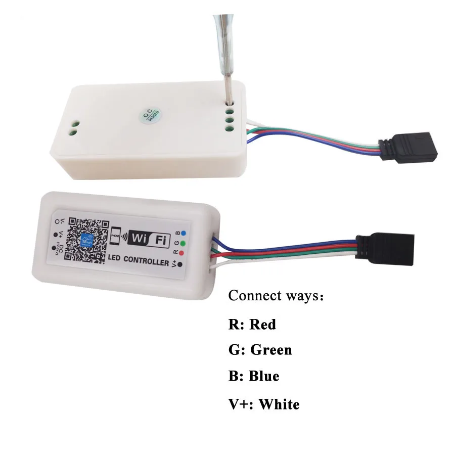 М 5050 RGB Wi-Fi светодиодные полосы света водостойкий RGB 5 м 10 м 15 м гибкая лента пульт дистанционного управления wifi контроллер 12 В в адаптер