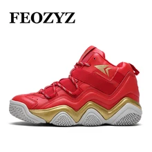LEOCI 2016 New Professional Basketball Shoes Men High Top Sport Shoes Basketball Trainer Shoes Antislip Athletic Sneakers