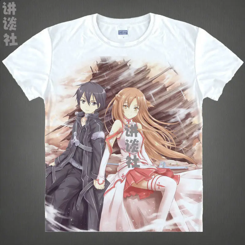 Ordinal Scale OS T Shirt Sinon Shirt Man's summer t shirts anime shirt