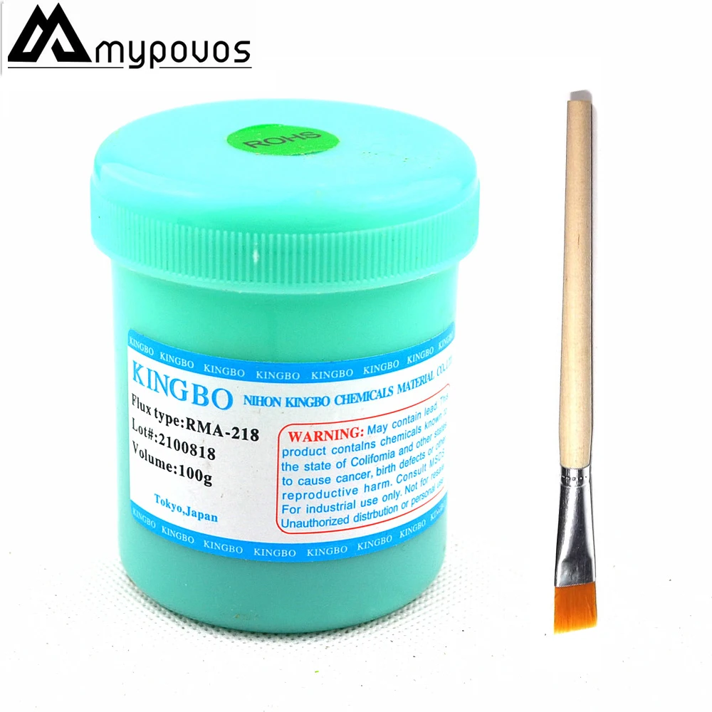 Kingbo RMA 218 bga Solder Flux Paste Solder 100g for SMT Reballing