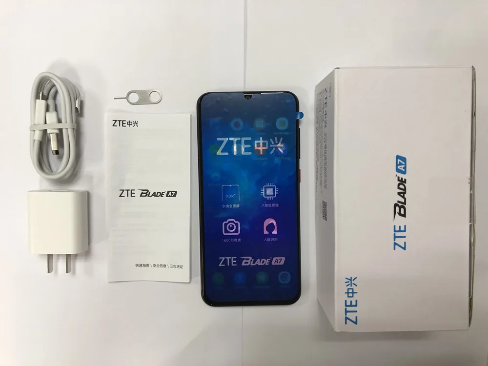 Zte Blade A7 4G LTE смартфон Helio P60 Octa Core Face ID 6,088 дюймов большой экран TFT 16,0 Мп+ 5,0 МП камера мобильный телефон