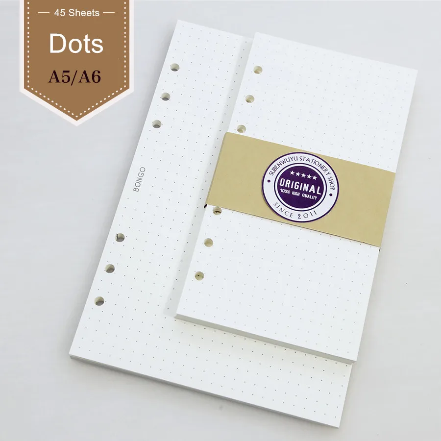 

Loose Notebook Adapter Core A5 A6 Paper Sheet Line Core Section Notebook Planner Filofax Diary Travelers Notebook filler papers