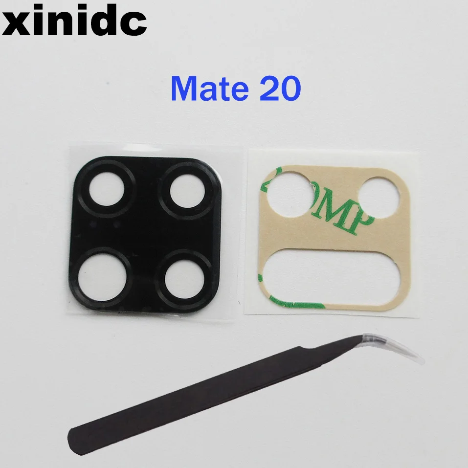 Xinidc 1set Rear Back Camera Glass Lens cover For Huawei Mate 20 / Pro With Adhesive Sticker and Tweezers Free Shipping | Мобильные