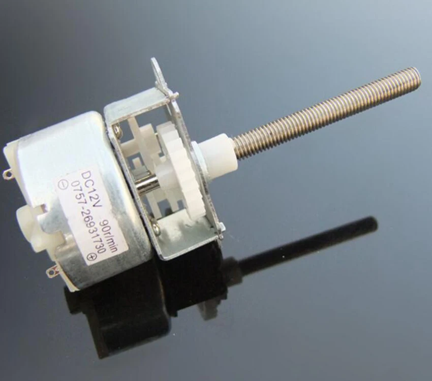 

1pc hight quanlity metal Micro DC motor 12V mini DC gear motor with 42mm thread spindle for DIY agitator little noise