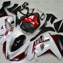 636 Zx-6r 2007-2008 Кузов Zx6r 08 Пластик Обтекатели для Кавасаки Zx6r 2007 белый, красный, обтекатели
