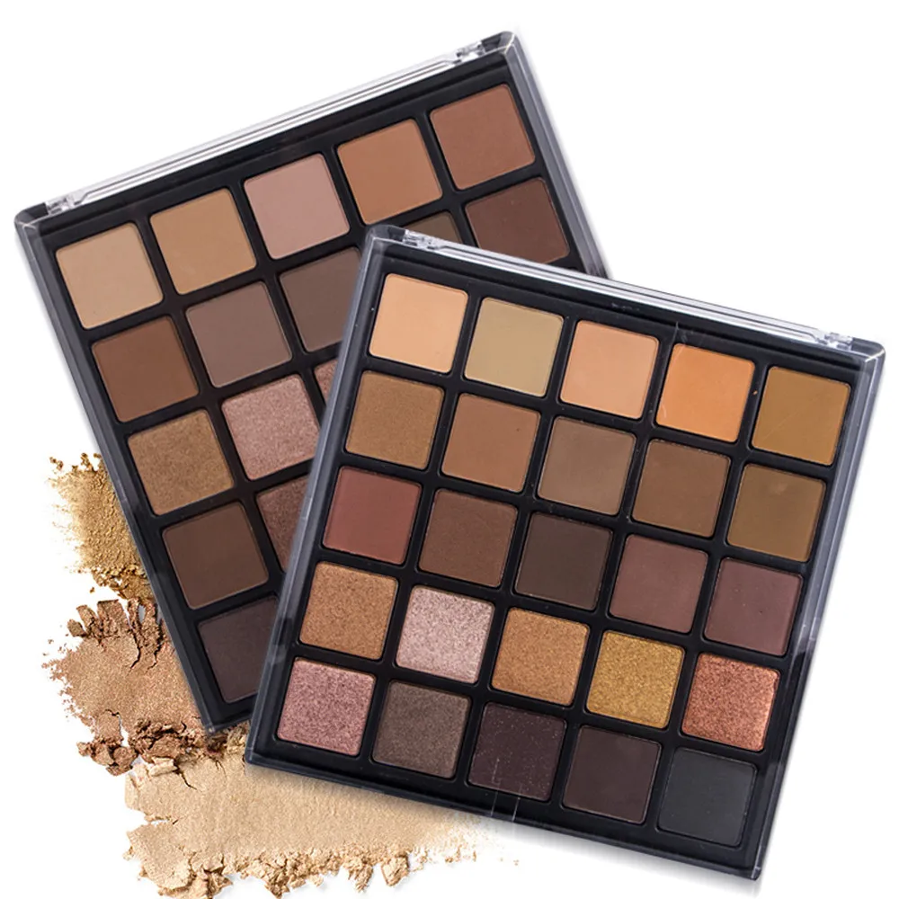 

Cosmetic Matte Eyeshadow Cream Eye Shadow Makeup Palette Shimmer Set 25 Color 0507MZH