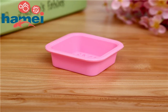 Silicone Mold Square Shape Soap Muffin Case Candy Jelly Ice Cake