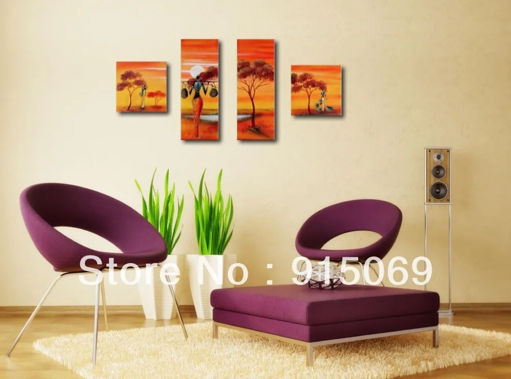 huge african style sunrise modern abstract wall art oil painting huge african style sunrise modern abstract wall art oil painting
