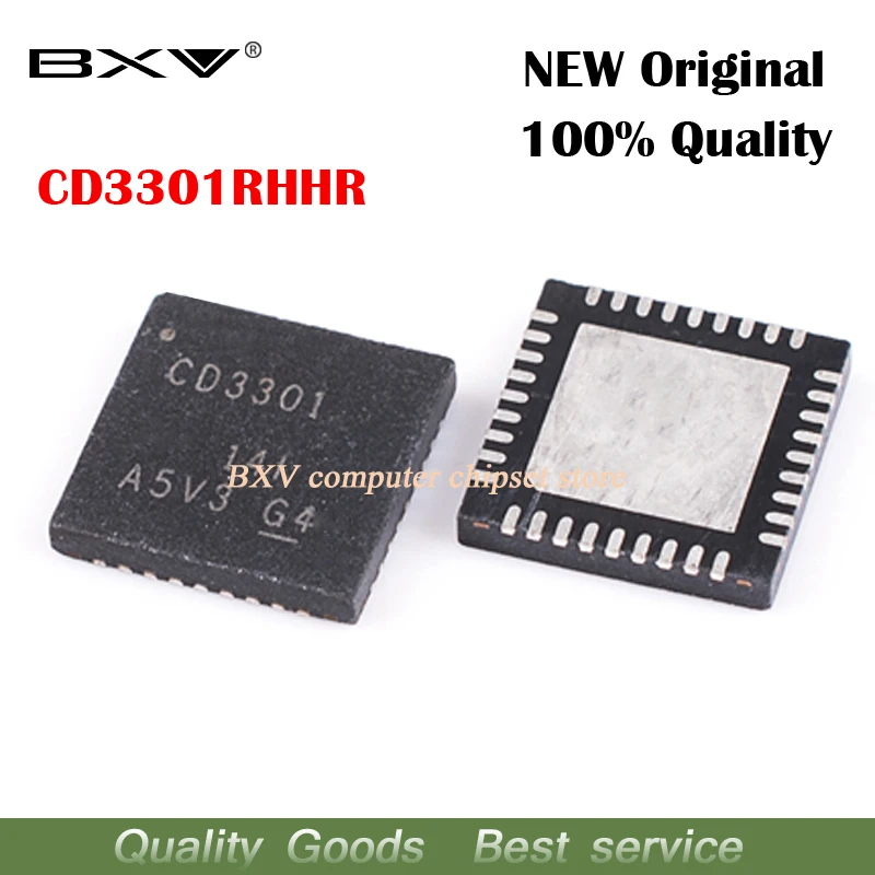 Новый оригинальный чип для ноутбука CD3301RHHR CD3301 QFN36 10 шт. бесплатная доставка| |
