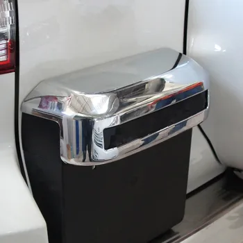 

WELKINRY car cover For Toyota Prado FJ150 2010 2011 2012 2013 2014 2015 2016 2017 ABS chrome rear license plate logo tray trim