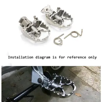 

pair Foot Pegs Front Wide Footrest Foot Pegs Foot Rest for BMW R1200GS R 1200 gs ADV Adventure F800GS F 800 GS Yamaha WR 25 WR25