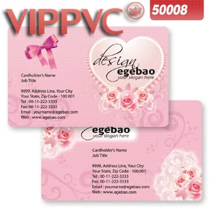 

a50008 PVC card online printing for Matte plastic card Double faces Printing CR80X0.38mm -