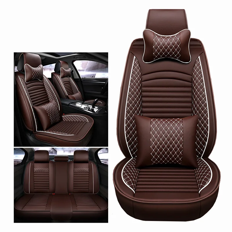 

(Front+Rear)Automobiles PU Leather car seat covers for nissan note qashqai j10 almera n16 x-trail t31 navara d40 murano teana