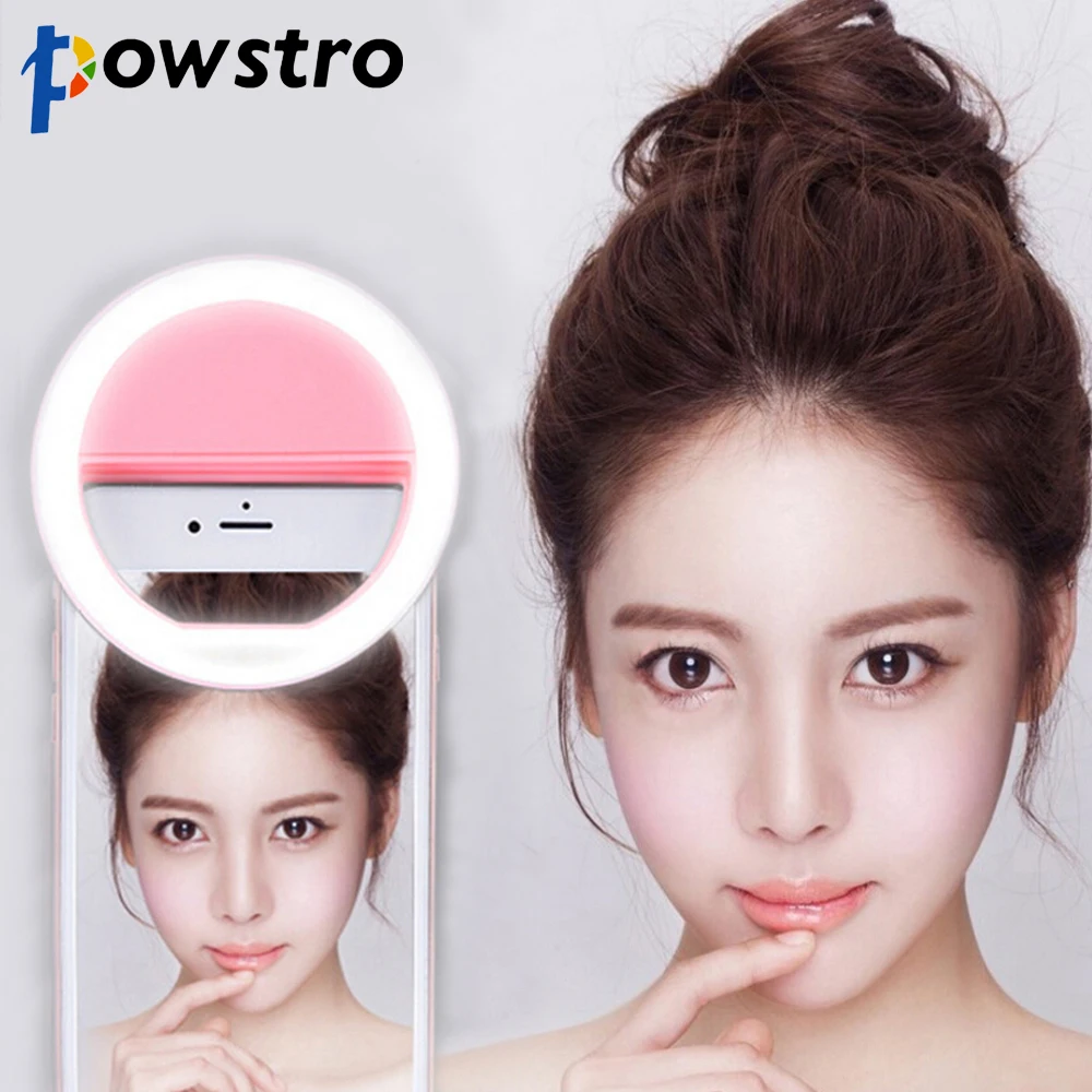 Selfie Portable Flash Led Camera Phone Photography Ring Light Enhancing