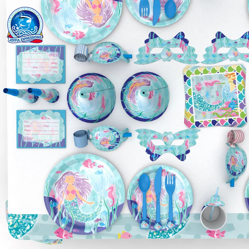 

Party supplies new mermaid party theme single item layout supplies mixed batch theme venue layout props